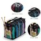 Knitting Organizer Portable Knitting Yarn Storage Bag With Multiple Pockets, Individual Compartments, Carrying Shoulder Strap - Clear Plastic Tote Bag For Needles, Crochets & Threads